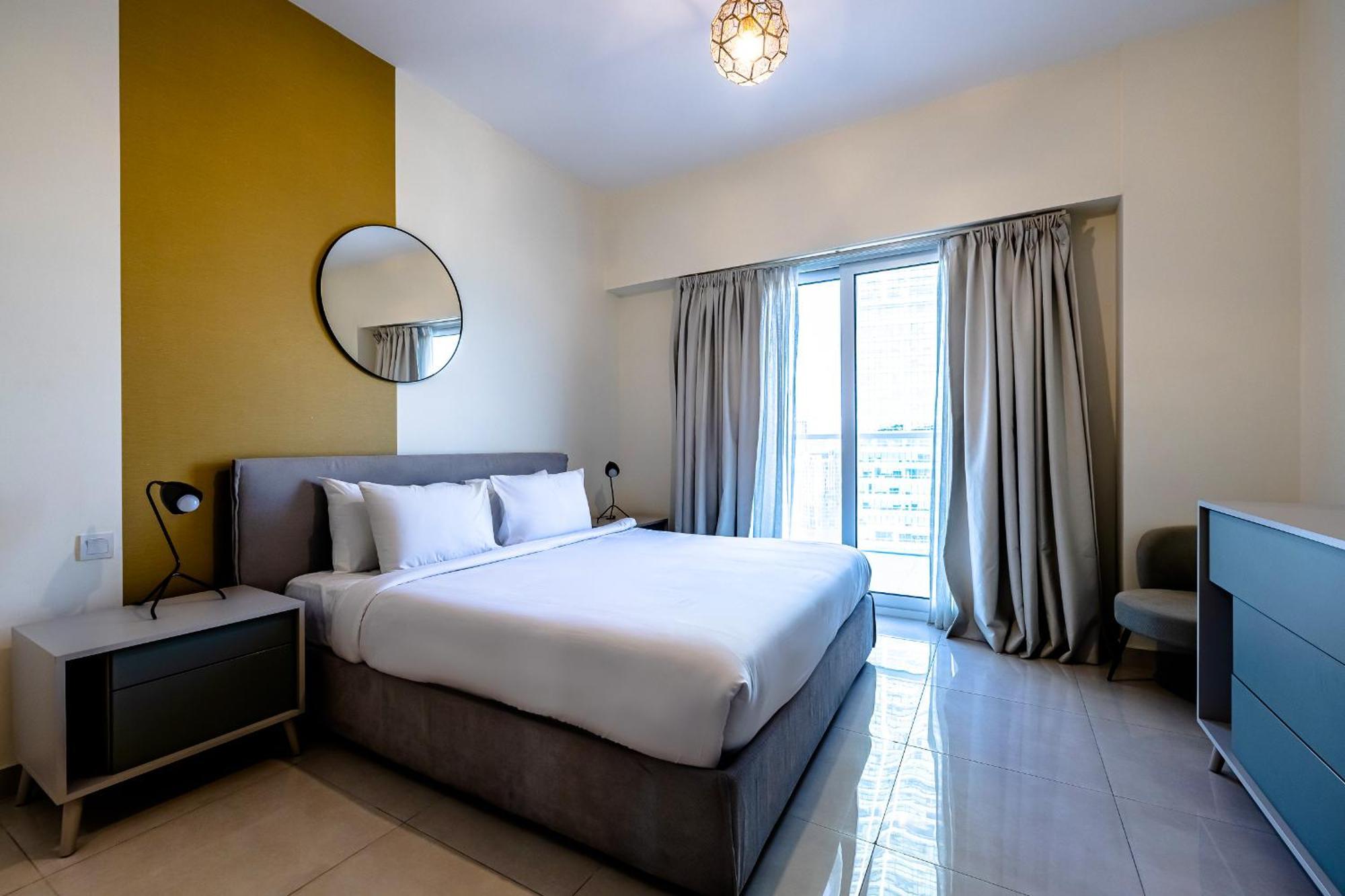 Appartamento Unlock Metropolis Business Bay Dubai Camera foto